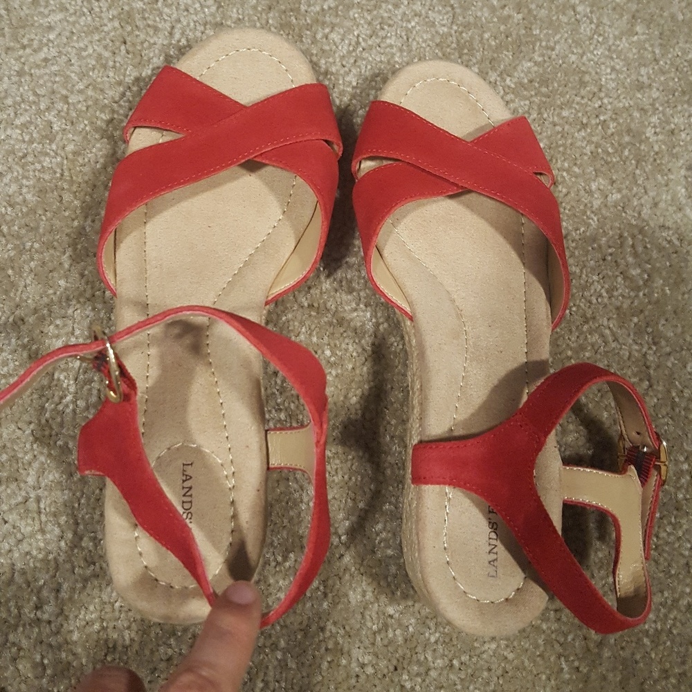 Lands End Wedge Heels